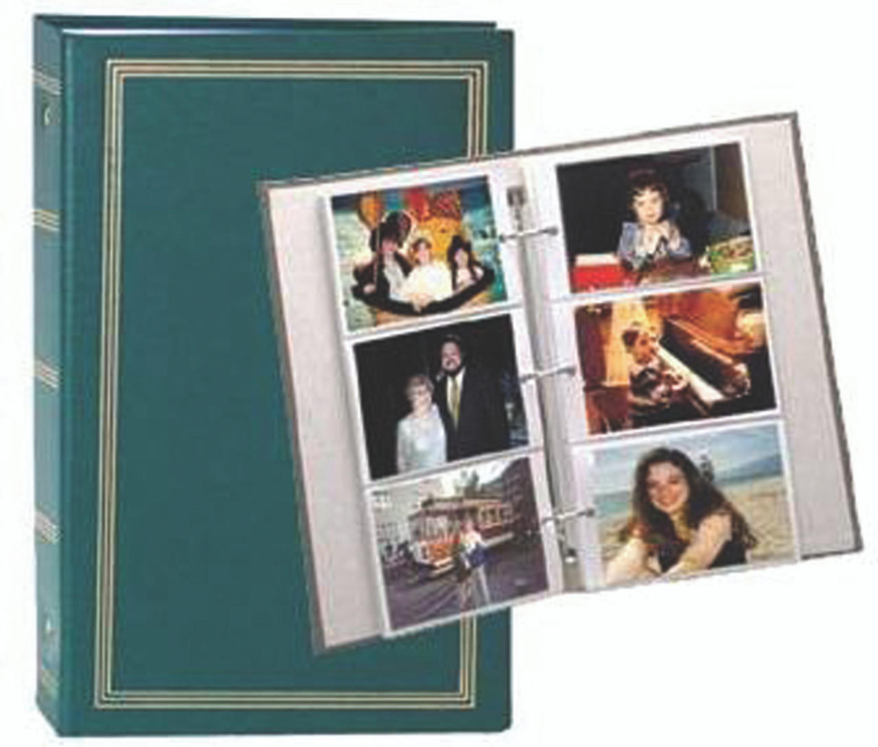 Pioneer 4 x 6 in. Bi-Directional Memo Photo Album (300 Photos) - Black