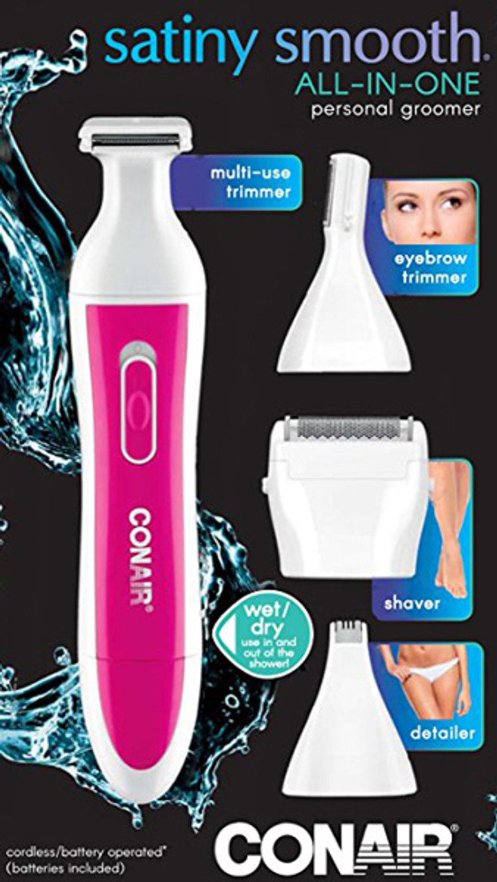 Conair Satiny Smooth Womens All-in_One Personal Groomer - The Online  Drugstore ©