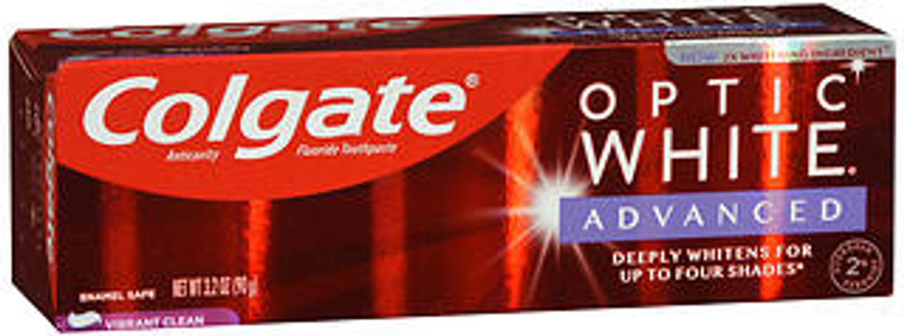 colgate optic white advanced vibrant clean