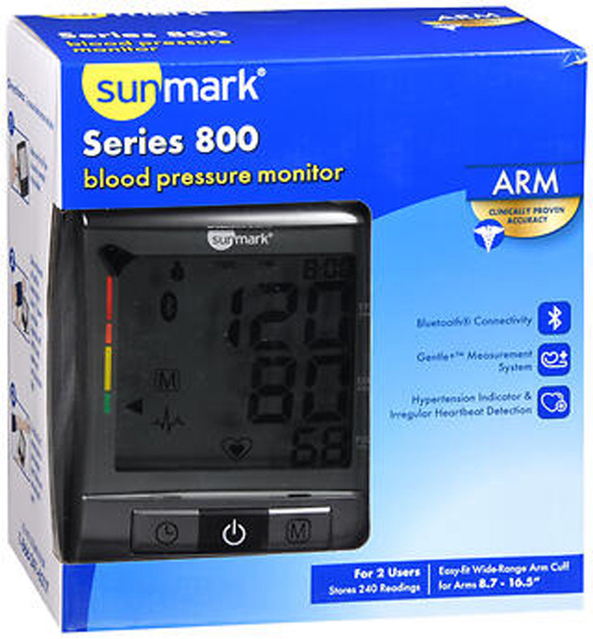 sunmark blood pressure monitor instruction manual