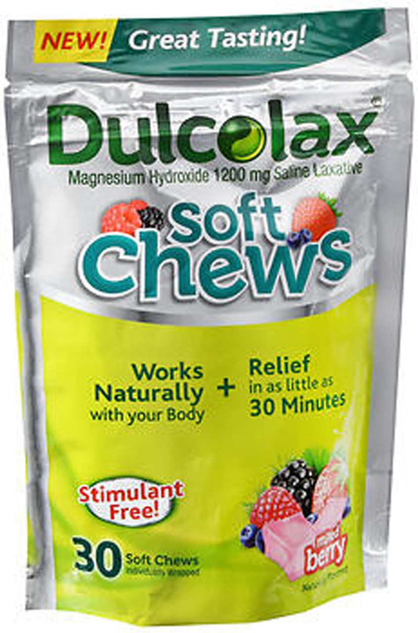 Dulcolax Soft Chews Mixed Berry - 30 ct - The Online Drugstore ©