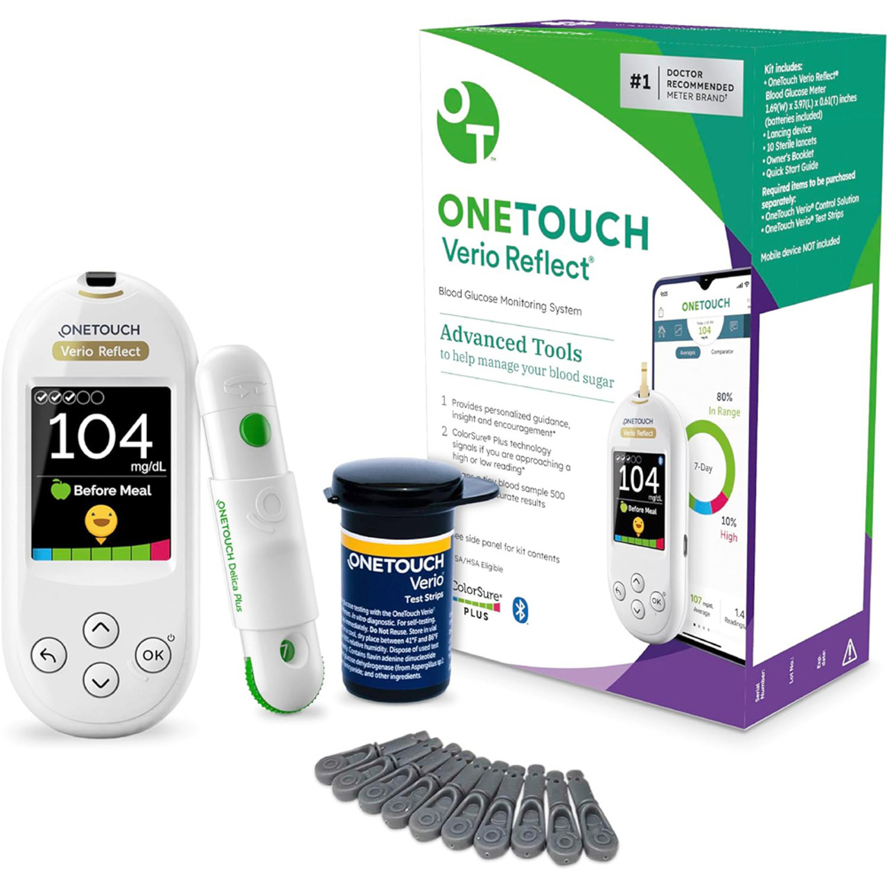 Start checking your blood glucose with the OneTouch Verio Reflect® meter 