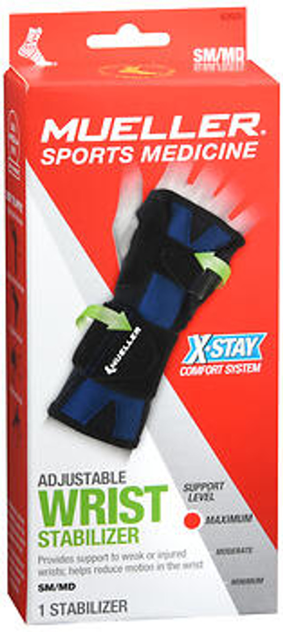 Mueller Fitted Wrist Brace Green Line