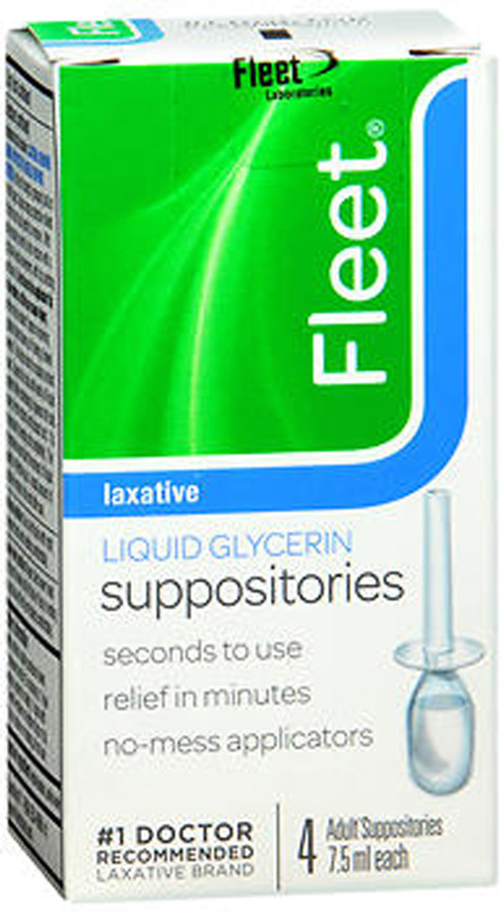 Fleet Liquid Glycerin Suppositories for Constipation Relief