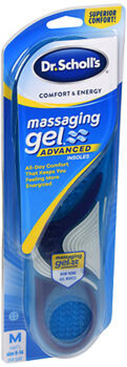 Dr. Scholl's Comfort & Energy Work Massaging Gel Advanced Insoles - Men's  8-14