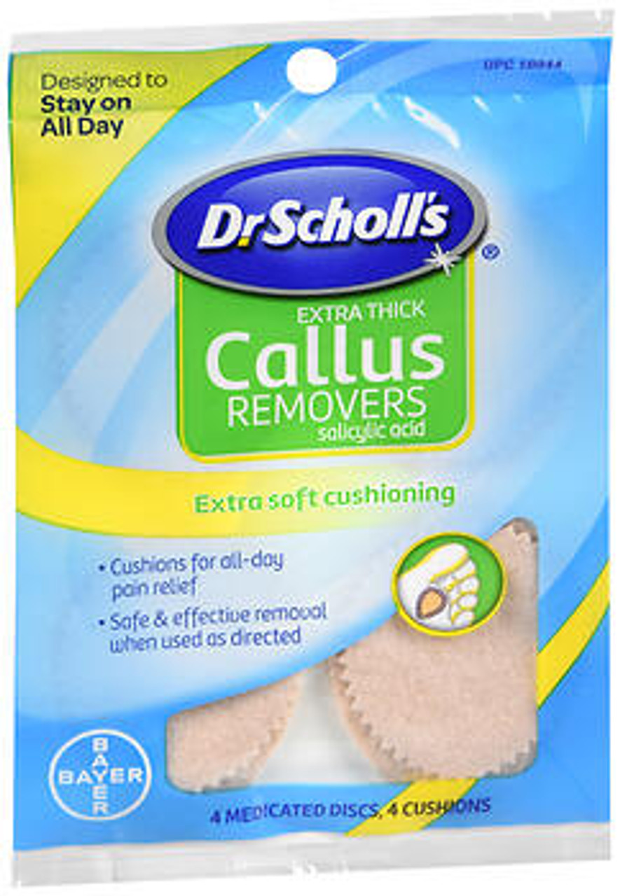 Appal Huidige motto Dr. Scholl's Callus Removers Extra Thick - 4 Pads - The Online Drugstore ©