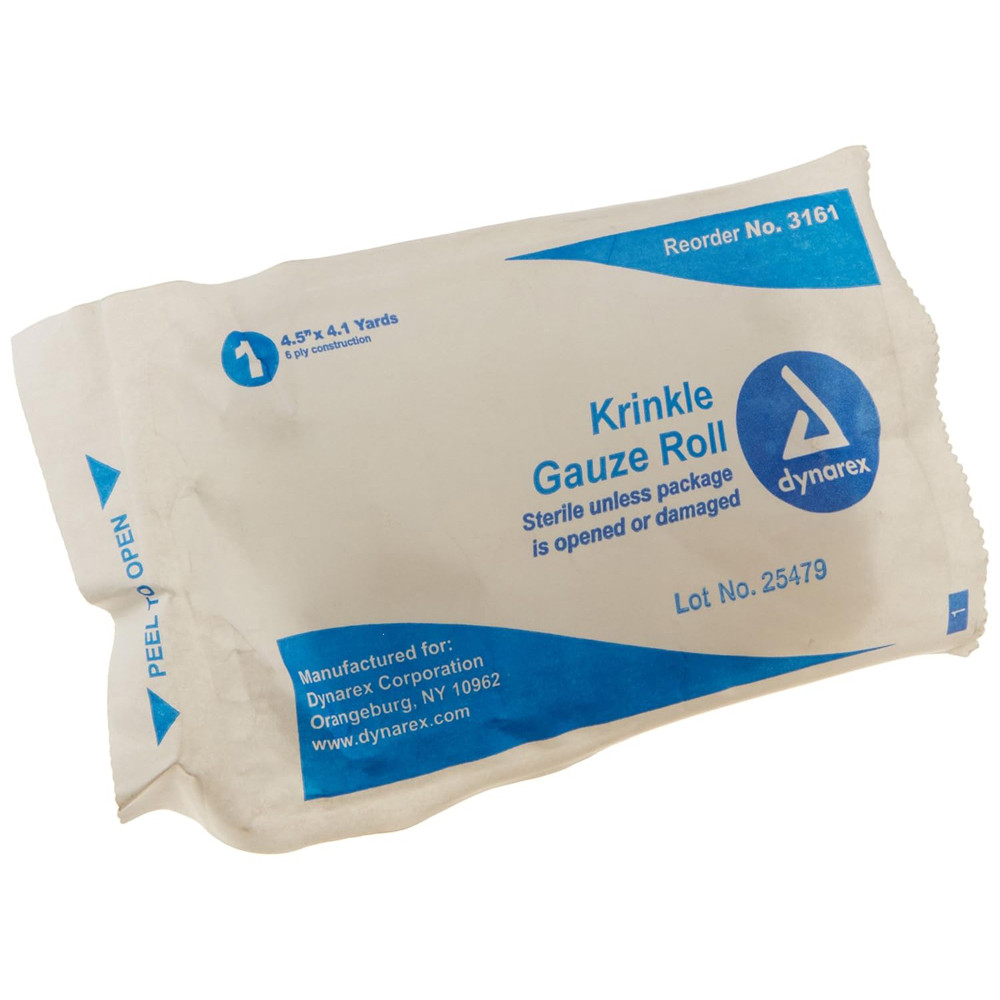 Dynarex Krinkle Gauze Roll 1 ct The Online Drugstore