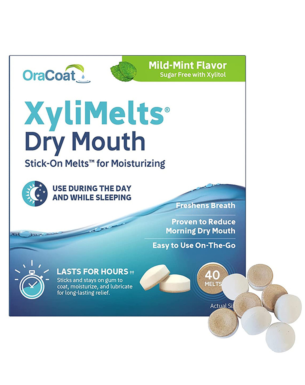 OraCoat XyliMelts For Dry Mouth Cinnamon - 40 Discs, 40 Count - Fry's Food  Stores