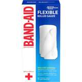 Johnson & Johnson Red Cross First Aid Rolled Gauze 4" - Each