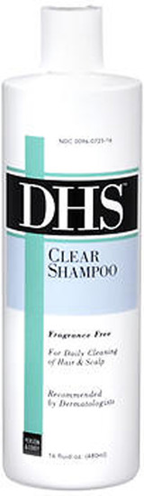 DHS Clear Shampoo Fragrance Free - 16 oz