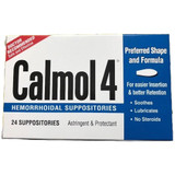 Calmol 4 Hemorrhoid Suppositories - 24 ct