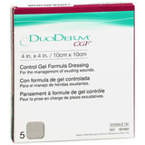 ConvaTec DuoDerm Control Gel Formula Dressings 4 in. x 4 in. 187660  - 5 each