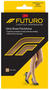 Futuro Lifestyle Compression Ultra Sheer Pantyhose Mild Medium Nude 71017 - 1 Pair