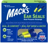 Mack's Ear Seals Dual Purpose Earplugs - 1 Pair
