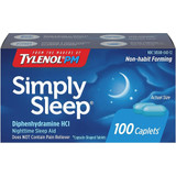 Simply Sleep Nighttime Sleep Aid Caplets - 100 caplets