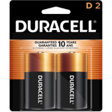 Duracell Coppertop D Alkaline Batteries - 2 pk