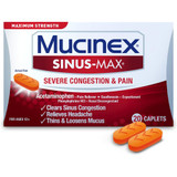 Mucinex Sinus-Max Severe Congestion Relief, Maximum Strength - 20 Caplets