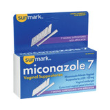 Sunmark Miconazole 7 Vaginal Suppositories With Applicator - 7 ct