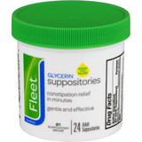 Fleet Glycerin Laxative Suppositories, Adult - 24 ea.