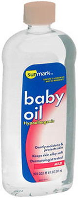 Sunmark Baby Oil Mild - 20 oz