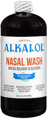 Alkalol Nasal Wash and Mucus Solvent - 16oz