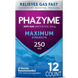 Phazyme Anti-Gas Softgels Maximum Strength - 12 gels
