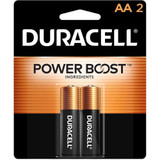 Duracell Coppertop AA Alkaline Batteries 1.5 Volt - 2 ct