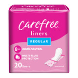 Carefree Acti-Fresh Body Shape Pantiliners Regular Unscented - 20 Liners