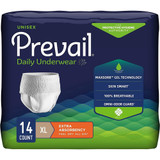 Prevail Extra Absorbency Underwear X-Large - 14 pks of 4