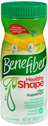Benefiber Healthy Shape Fiber Supplement Powder 8.7 oz