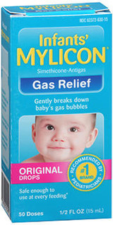 Mylicon Infants' Gas Relief Original Drops - .5 oz