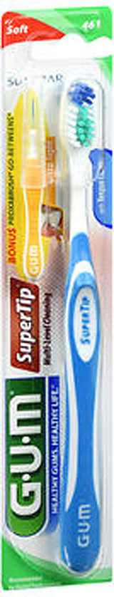 GUM Super Tip Toothbrush Soft Compact - 1 each