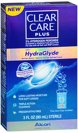 Clear Care Plus With HydaGlyde Cleaning and Disinfecting Solution - 3oz