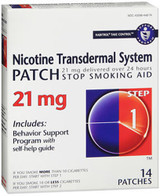 Habitrol Nicotine Transdermal System Step 1, 21mg Stop Smoking Aid - 14 each