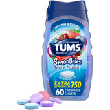 Tums Smoothies Tablets Berry Fusion - 60 ct