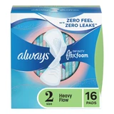 Always Infinity Flexi-Wings Pads Heavy Flow - 16 ct