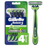 Gillette Sensor 3 Disposable Razors Sensitive - 4 ct