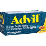 Advil Pain Reliever/Fever Reducer 200mg Caplets - 100 Ct