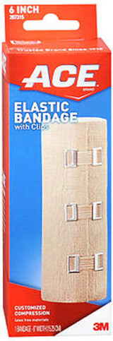 Ace Elastic Bandage with Clips 6-Inch