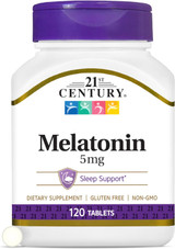 21st Century Melatonin 5mg Tablets - 120 ct