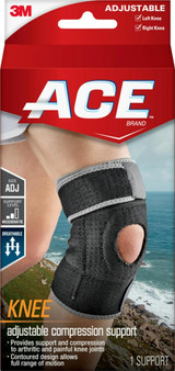 Ace Neoprene Knee Support, Adjustable, Moderate Support - Each