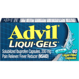 Advil Pain Reliever/Fever Reducer Liqui-Gels - 40 ct