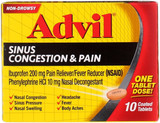 Advil Congestion Relief, Non Drowsy - 10 Coated Tablets