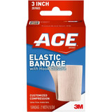 Ace Elastic Bandage with Hook Closure 3" Width