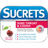 Sucrets Classic Sore Throat Lozenges Wild Cherry - 18 ea