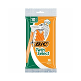 Bic Twin Select Disposable Shavers for Men Sensitive Skin - 10 ct
