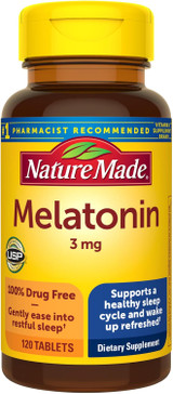 Nature Made Melatonin Tablets - 3mg - 120 ct