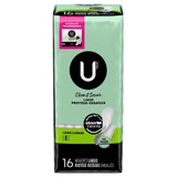 Kotex Fresh & Dry Pantiliners, Long - 12 Packs of 16