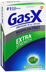 Gas-X Softgels Extra Strength - 50 Capsules