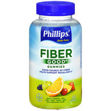 Phillips' Fiber Good Soluble Supplement Gummies Natural Fruit Flavors  - 90 ct